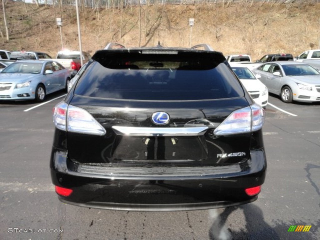 2012 RX 450h AWD Hybrid - Stargazer Black / Black photo #3