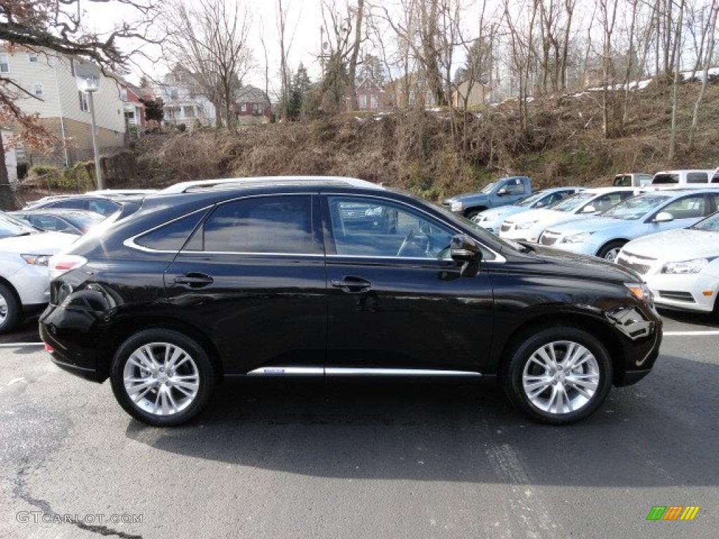 2012 RX 450h AWD Hybrid - Stargazer Black / Black photo #5