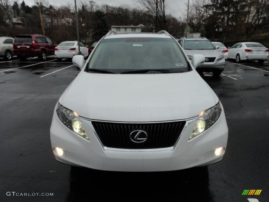 2012 RX 350 AWD - Starfire White Pearl / Parchment photo #7