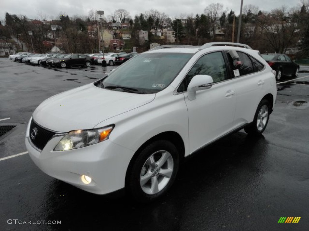 2012 RX 350 AWD - Starfire White Pearl / Parchment photo #8