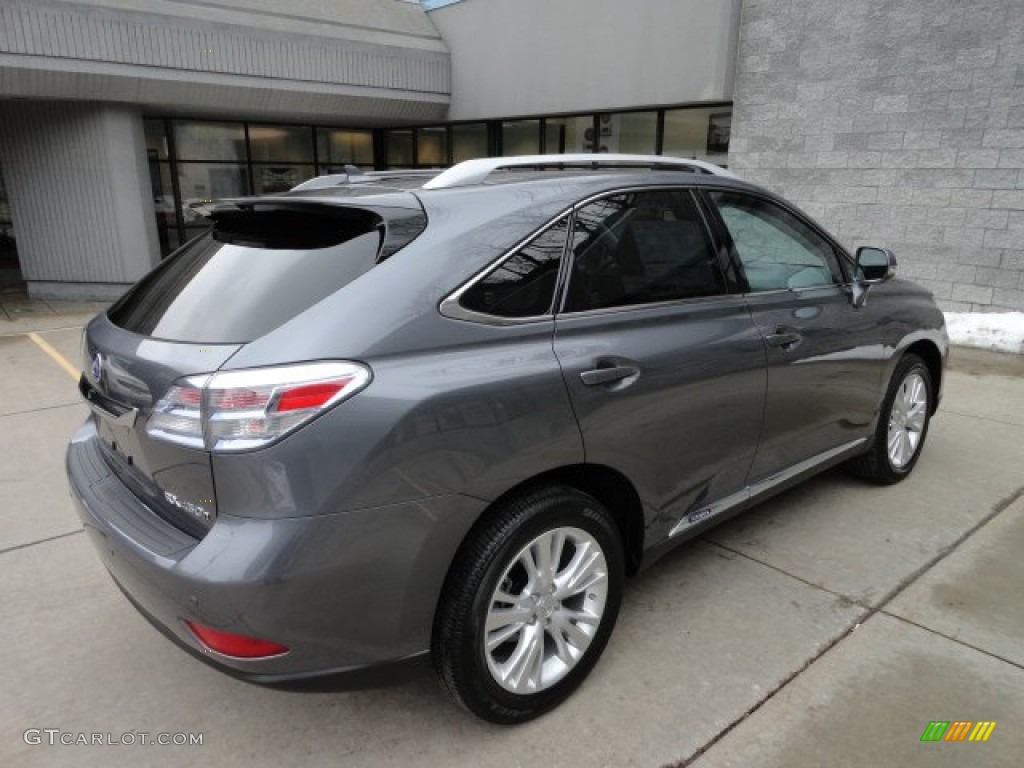 2012 RX 450h AWD Hybrid - Nebula Gray Pearl / Light Gray photo #4