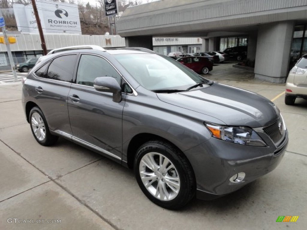 Nebula Gray Pearl 2012 Lexus RX 450h AWD Hybrid Exterior Photo #61109704