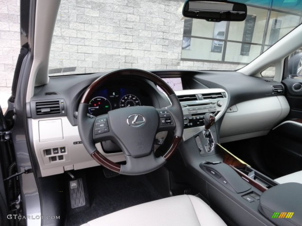 2012 Lexus RX 450h AWD Hybrid Light Gray Dashboard Photo #61109740