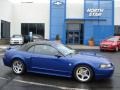 Sonic Blue Metallic 2004 Ford Mustang GT Convertible