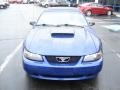 2004 Sonic Blue Metallic Ford Mustang GT Convertible  photo #2