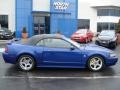 2004 Sonic Blue Metallic Ford Mustang GT Convertible  photo #8