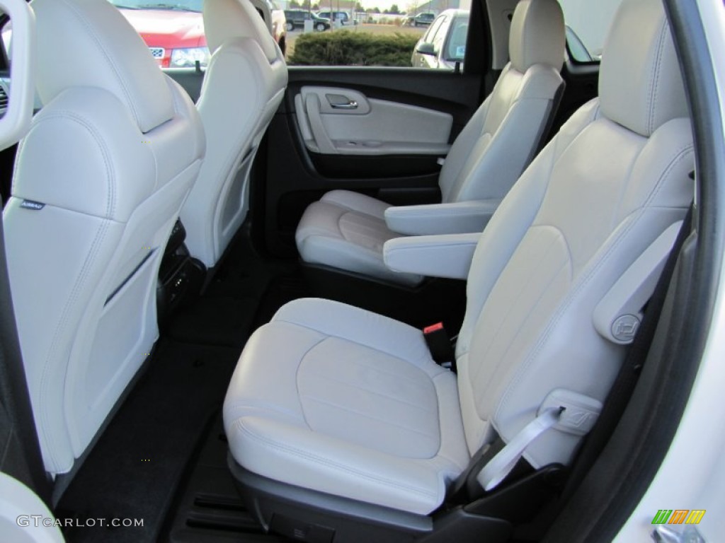 2011 Chevrolet Traverse LTZ AWD Rear Seat Photo #61111795