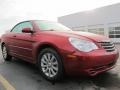 2010 Inferno Red Crystal Pearl Chrysler Sebring Touring Convertible  photo #4