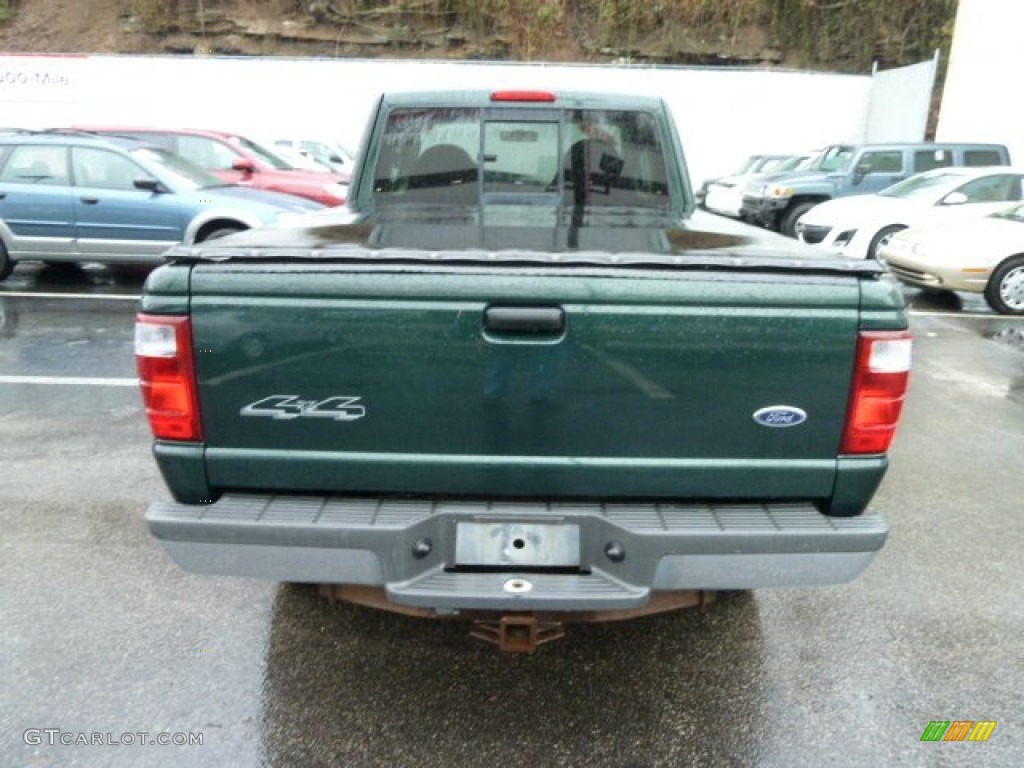 2003 Ranger XLT SuperCab 4x4 - Dark Highland Green Metallic / Medium Pebble photo #3
