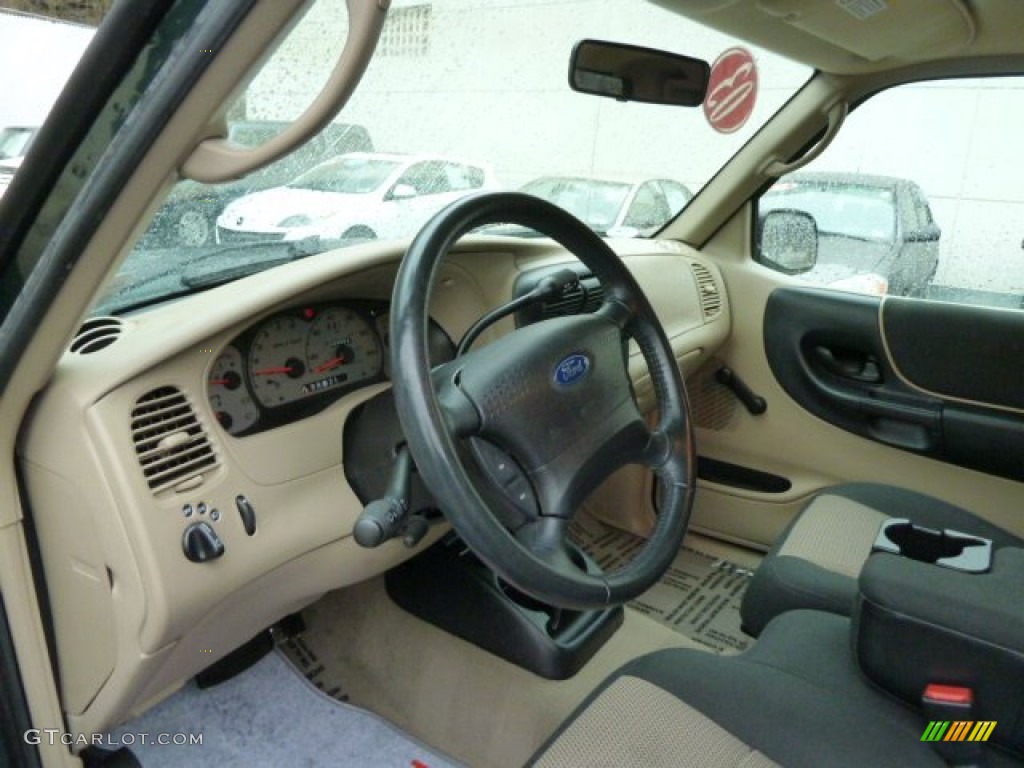2003 Ranger XLT SuperCab 4x4 - Dark Highland Green Metallic / Medium Pebble photo #15