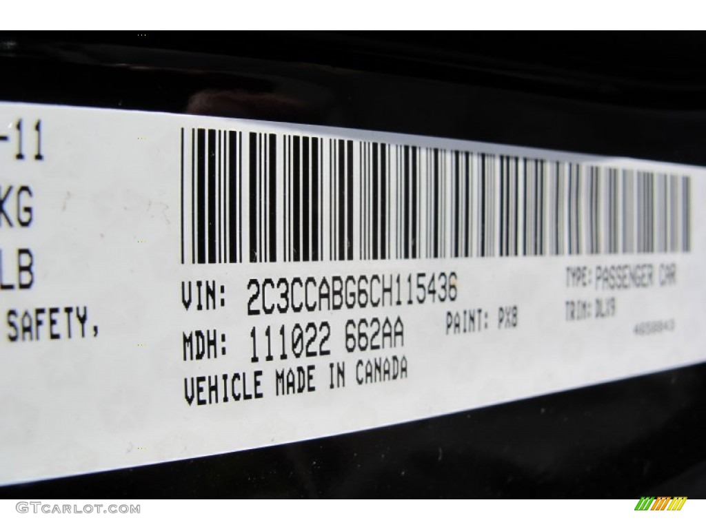 2012 300 Color Code PX8 for Gloss Black Photo #61114360