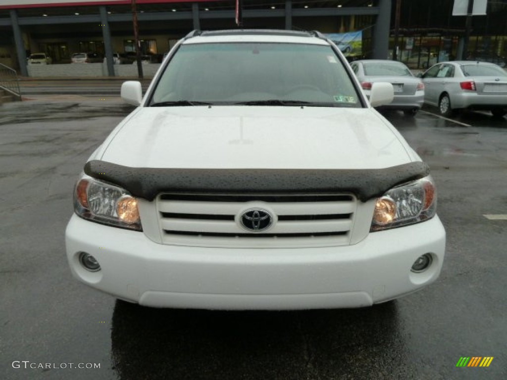 2004 Highlander Limited V6 4WD - Super White / Ivory photo #10