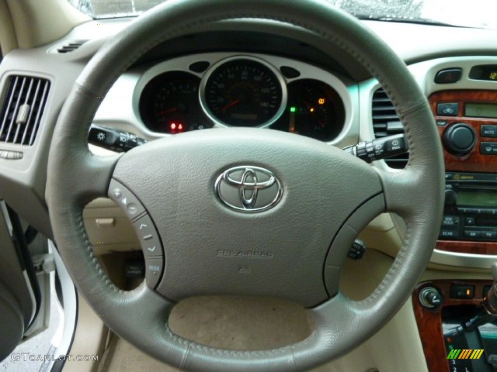 2004 Highlander Limited V6 4WD - Super White / Ivory photo #18