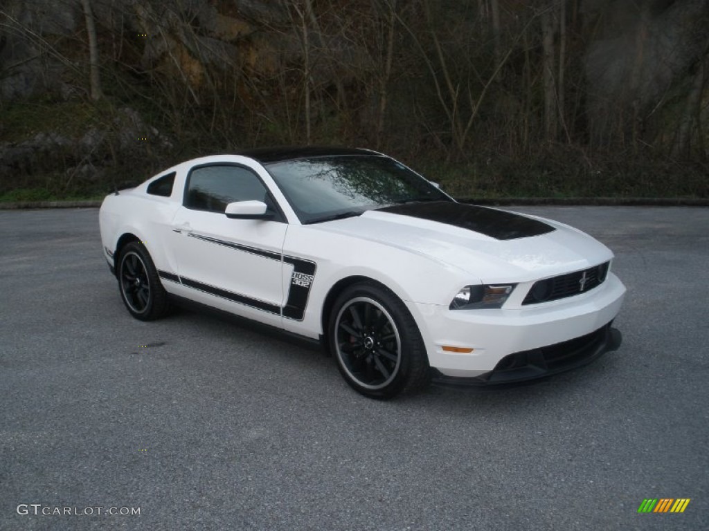 Performance White 2012 Ford Mustang Boss 302 Exterior Photo #61115396