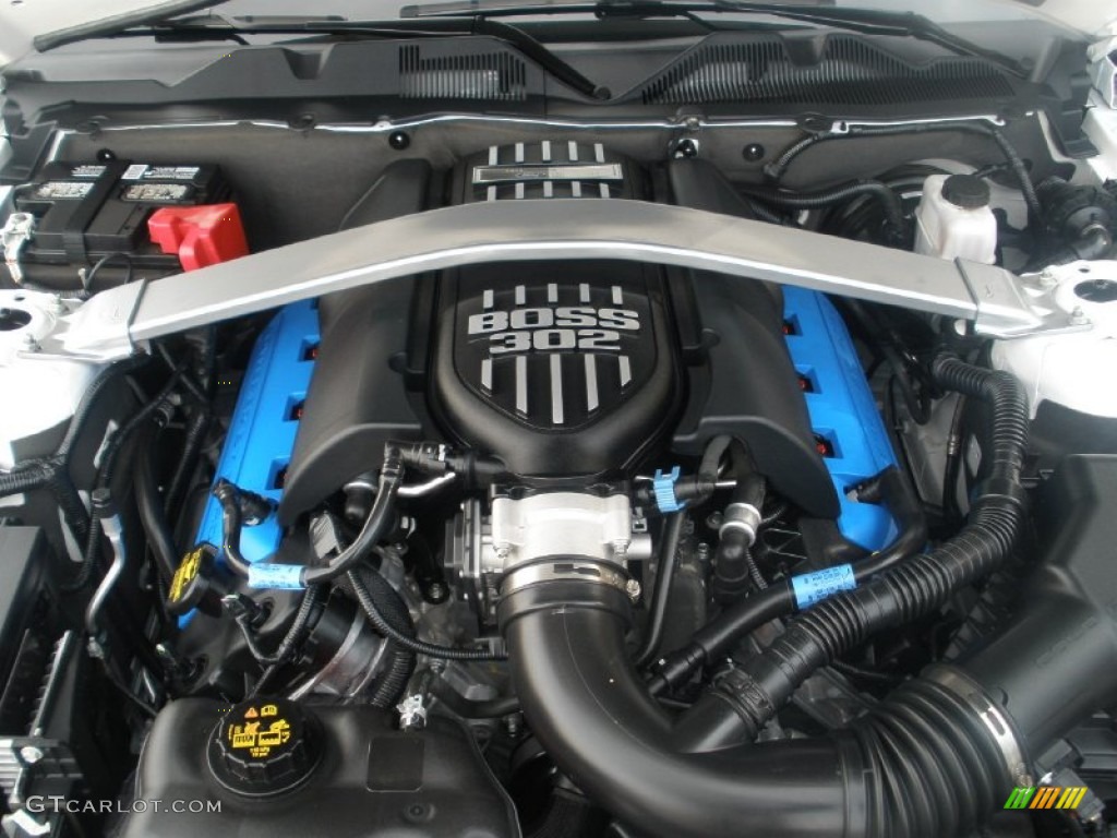2012 Ford Mustang Boss 302 5.0 Liter Hi-Po DOHC 32-Valve Ti-VCT V8 Engine Photo #61115461