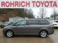 2011 Predawn Gray Mica Toyota Sienna LE  photo #1