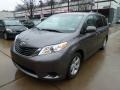 2011 Predawn Gray Mica Toyota Sienna LE  photo #8