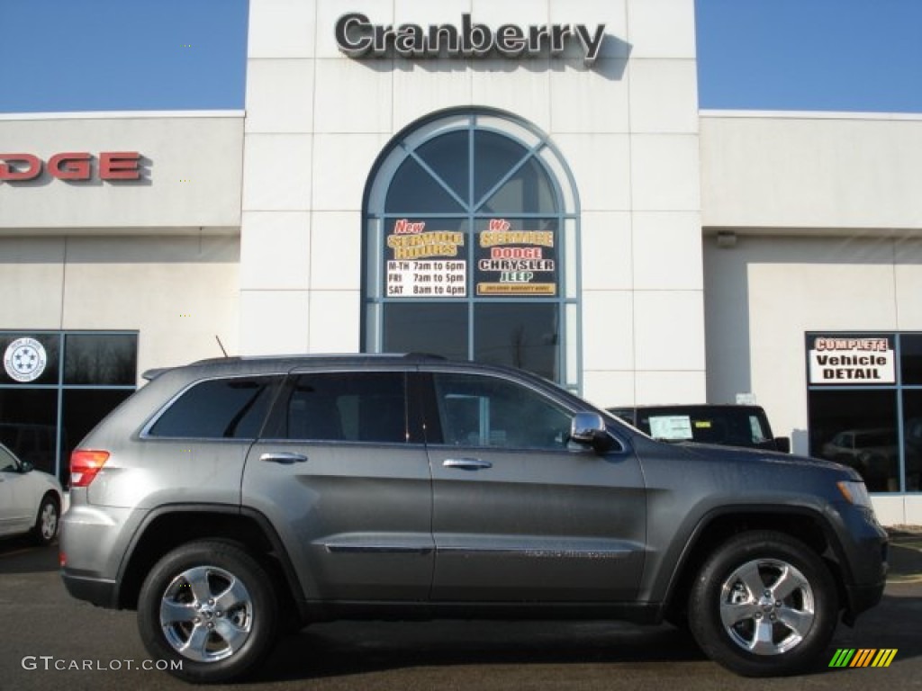 2012 Grand Cherokee Limited 4x4 - Mineral Gray Metallic / Black photo #1