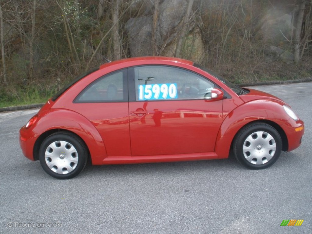 2010 New Beetle 2.5 Coupe - Salsa Red / Black photo #2