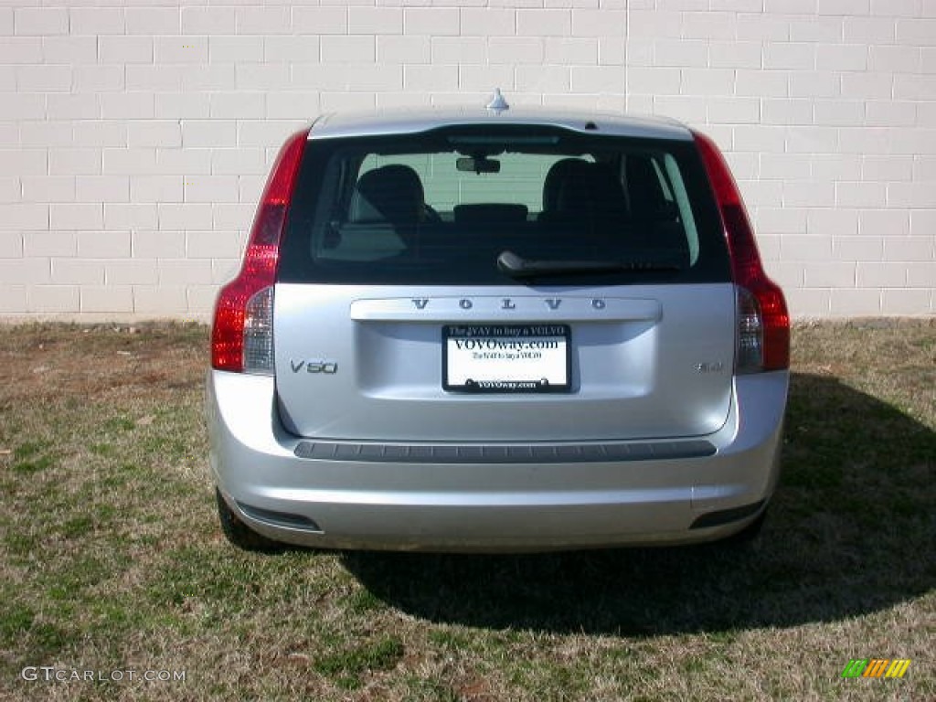 2010 V50 2.4i - Silver Metallic / Dalaro Off Black T-Tec photo #8