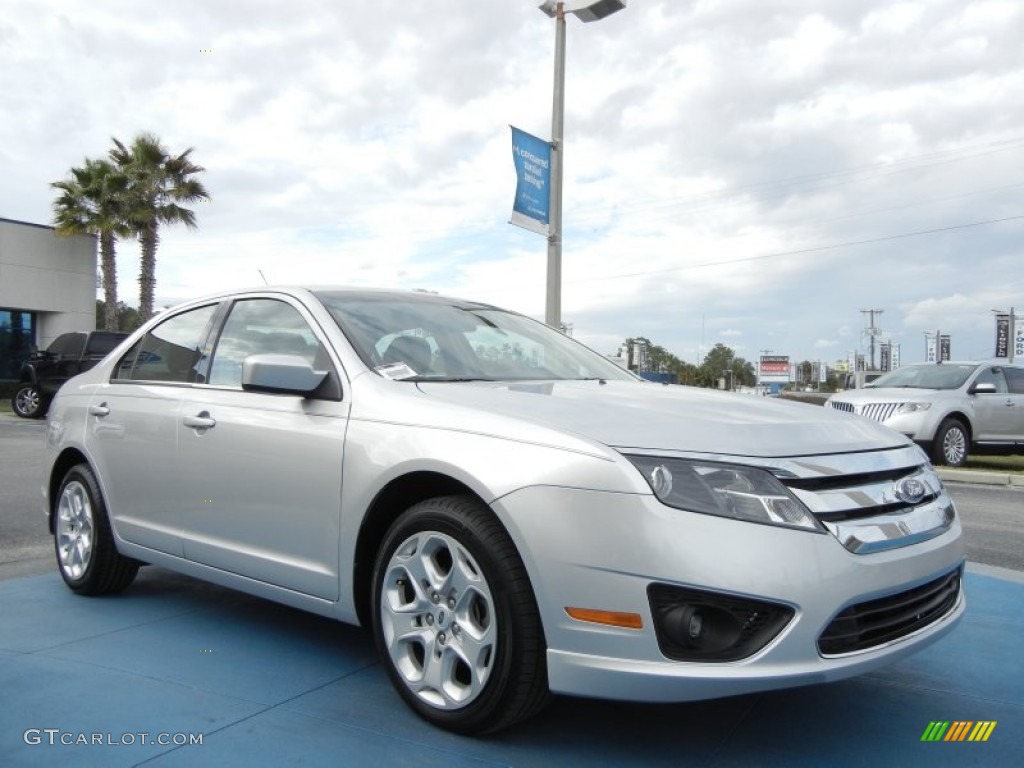 Ingot Silver Metallic 2011 Ford Fusion SE V6 Exterior Photo #61117544