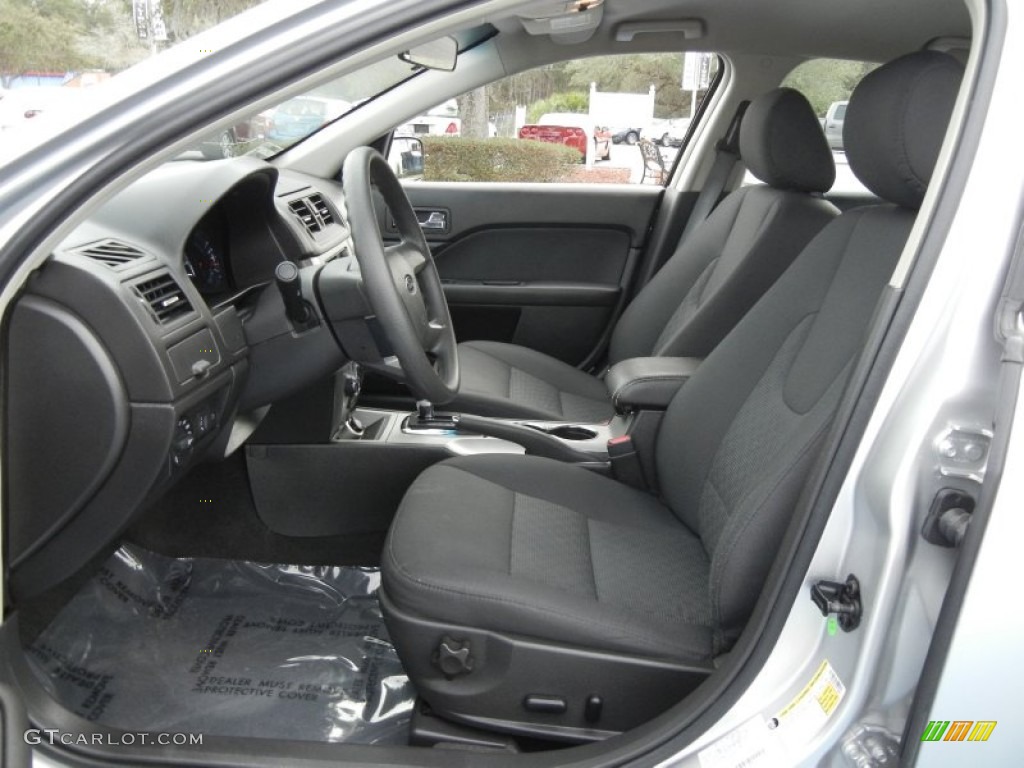 2011 Fusion SE V6 - Ingot Silver Metallic / Charcoal Black photo #12