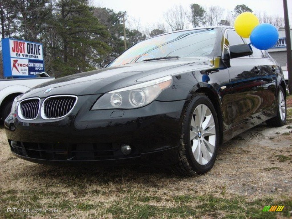 Jet Black BMW 5 Series