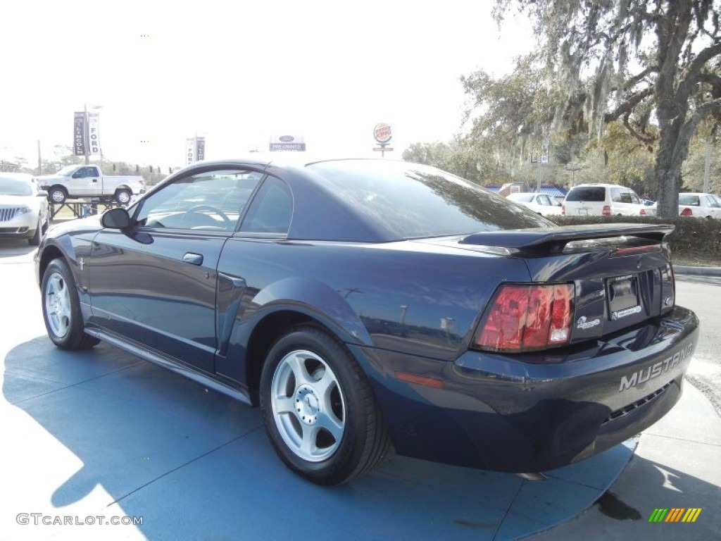 2003 Mustang V6 Coupe - True Blue Metallic / Medium Graphite photo #3