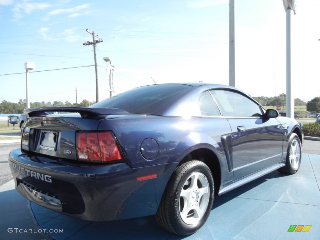 2003 Mustang V6 Coupe - True Blue Metallic / Medium Graphite photo #5