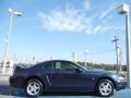 2003 True Blue Metallic Ford Mustang V6 Coupe  photo #6