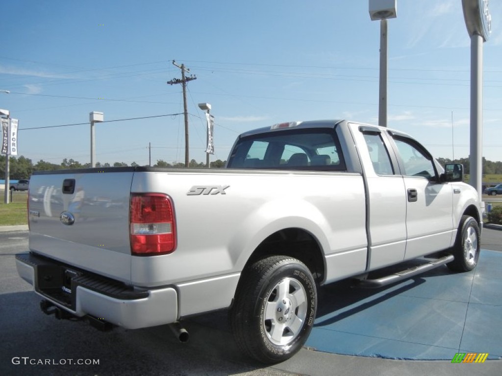 2006 F150 STX SuperCab - Silver Metallic / Medium/Dark Flint photo #5