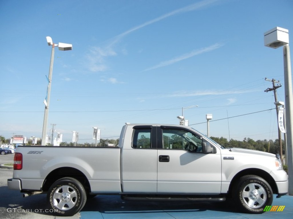 2006 F150 STX SuperCab - Silver Metallic / Medium/Dark Flint photo #6