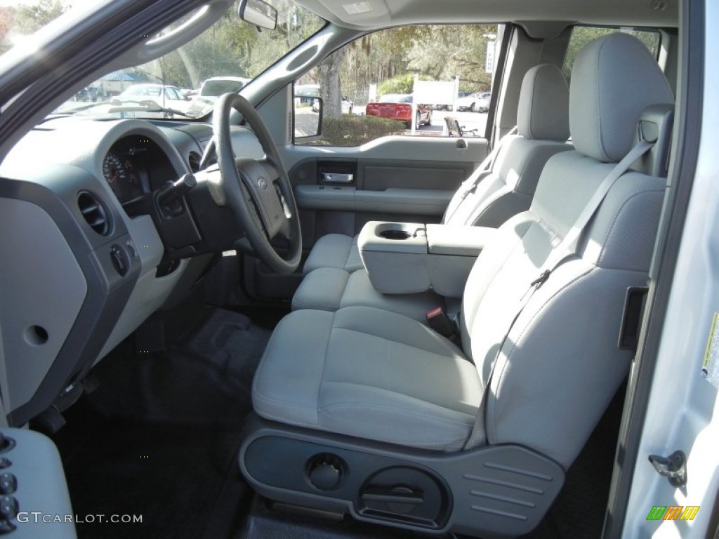 2006 F150 STX SuperCab - Silver Metallic / Medium/Dark Flint photo #12