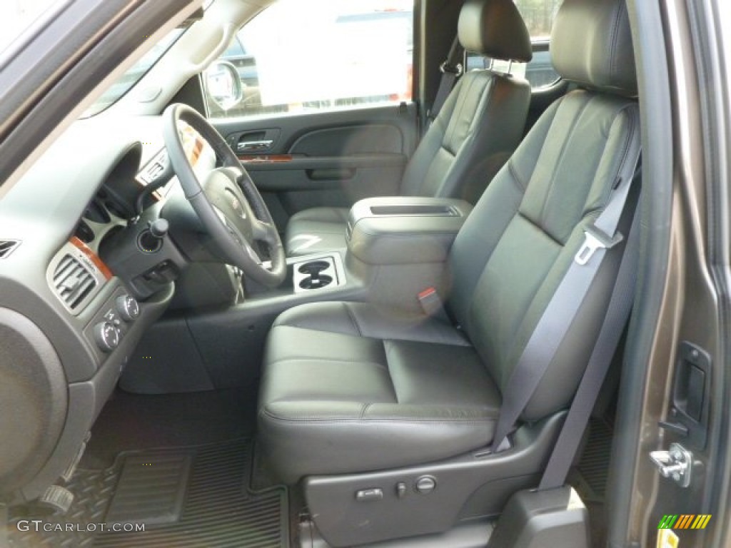 Ebony Interior 2012 GMC Sierra 1500 SLT Extended Cab 4x4 Photo #61119421