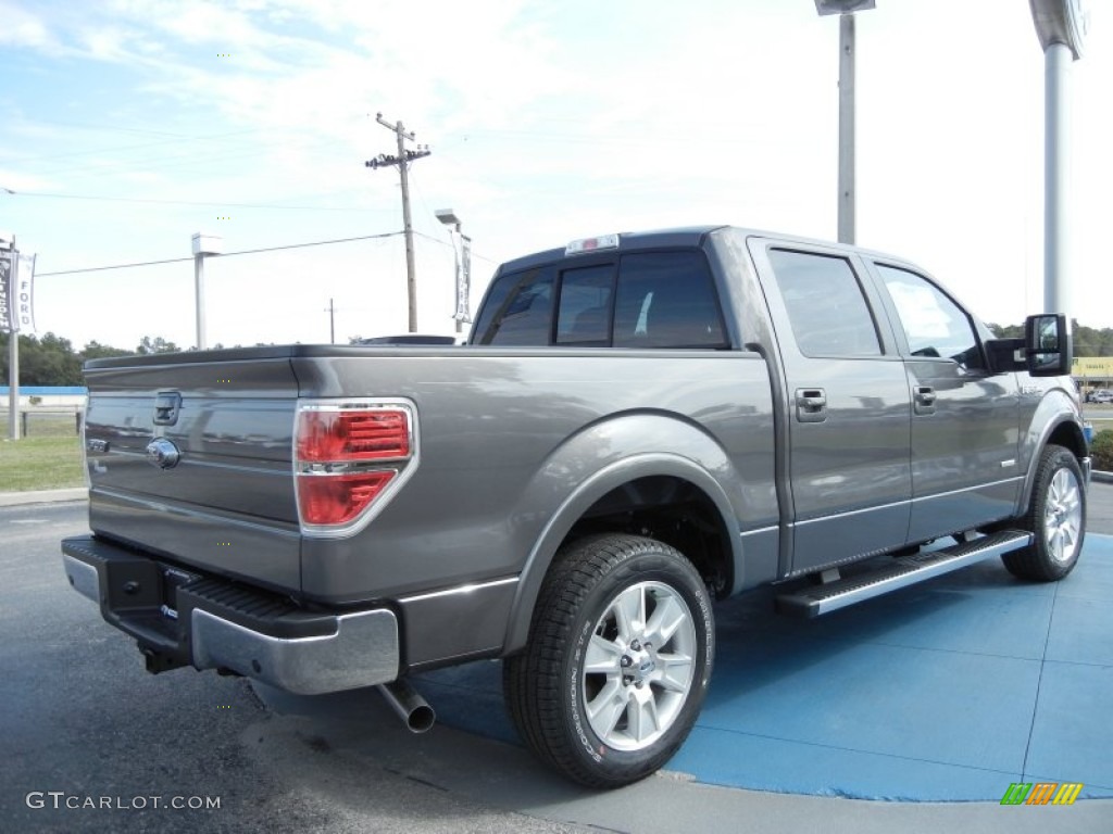 Sterling Gray Metallic 2012 Ford F150 Lariat SuperCrew Exterior Photo #61120028