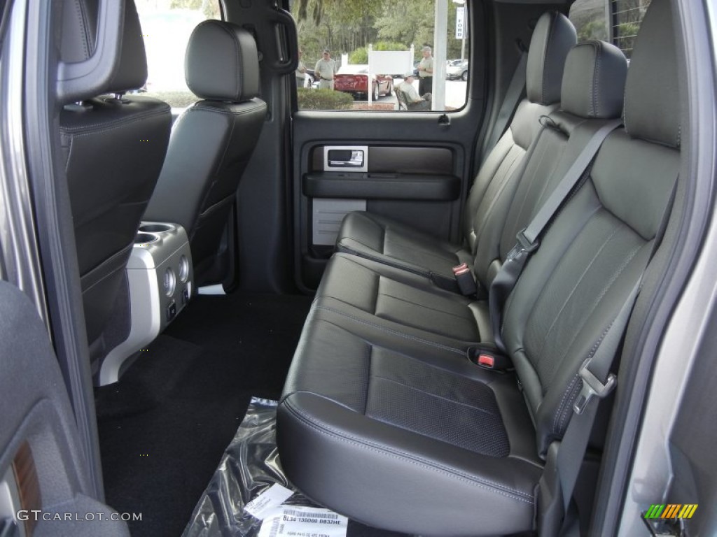 2012 Ford F150 Lariat SuperCrew Rear Seat Photo #61120055