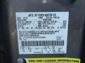 UJ: Sterling Gray Metallic 2012 Ford F150 Lariat SuperCrew Color Code