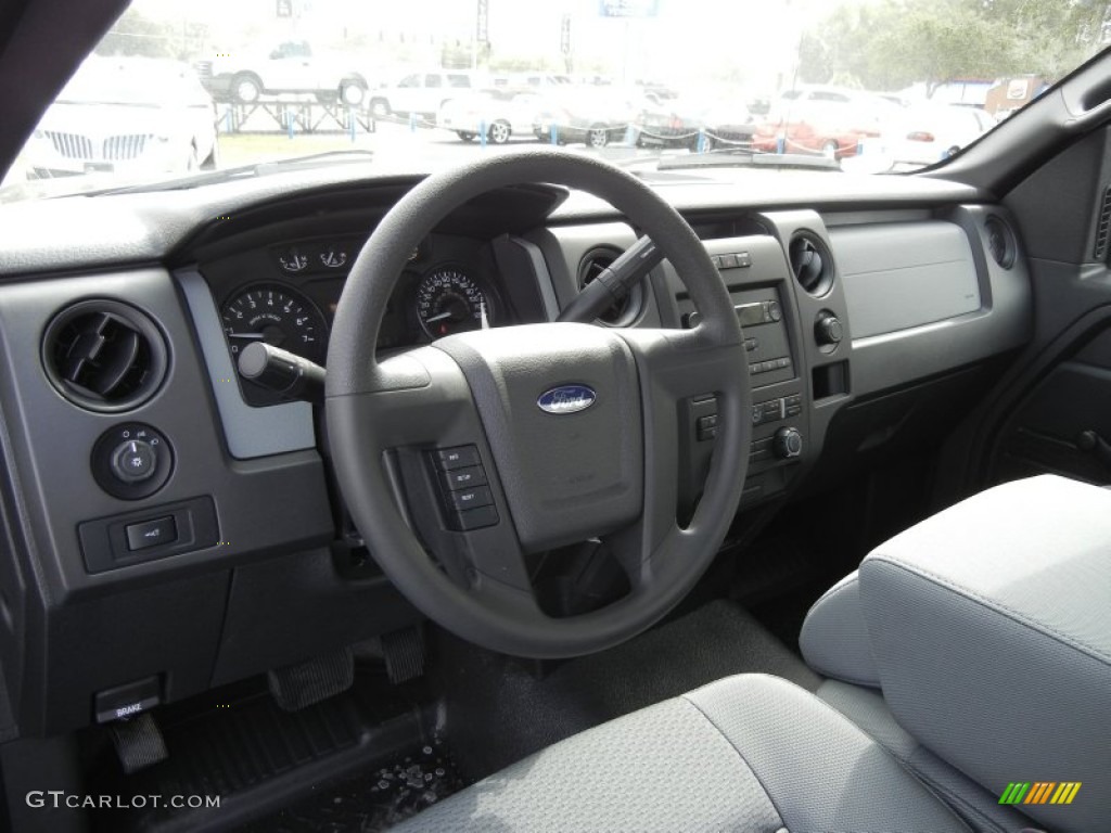 2012 Ford F150 XL Regular Cab Steel Gray Dashboard Photo #61120640