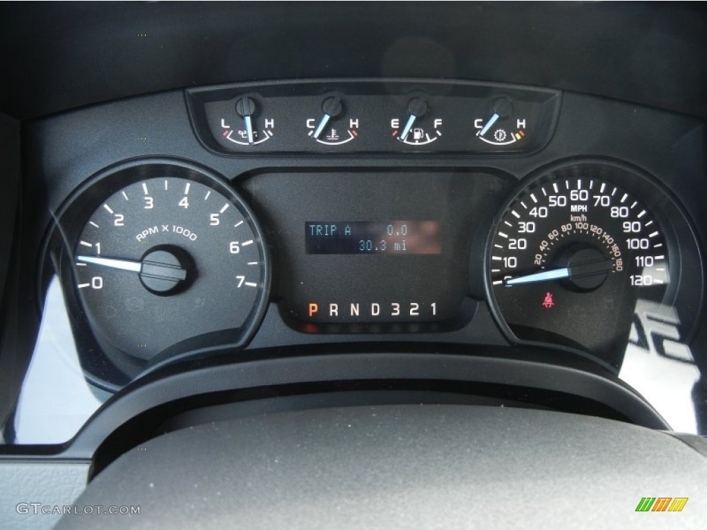 2012 Ford F150 XL Regular Cab Gauges Photo #61120649
