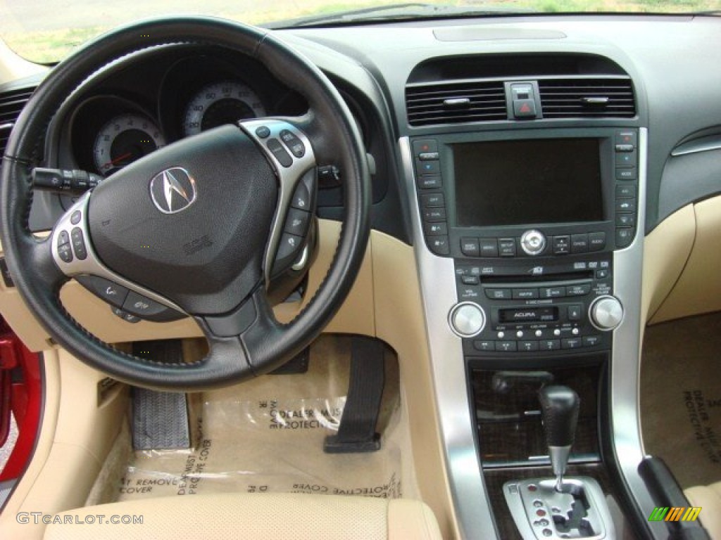 2008 Acura TL 3.2 Parchment Dashboard Photo #61120786