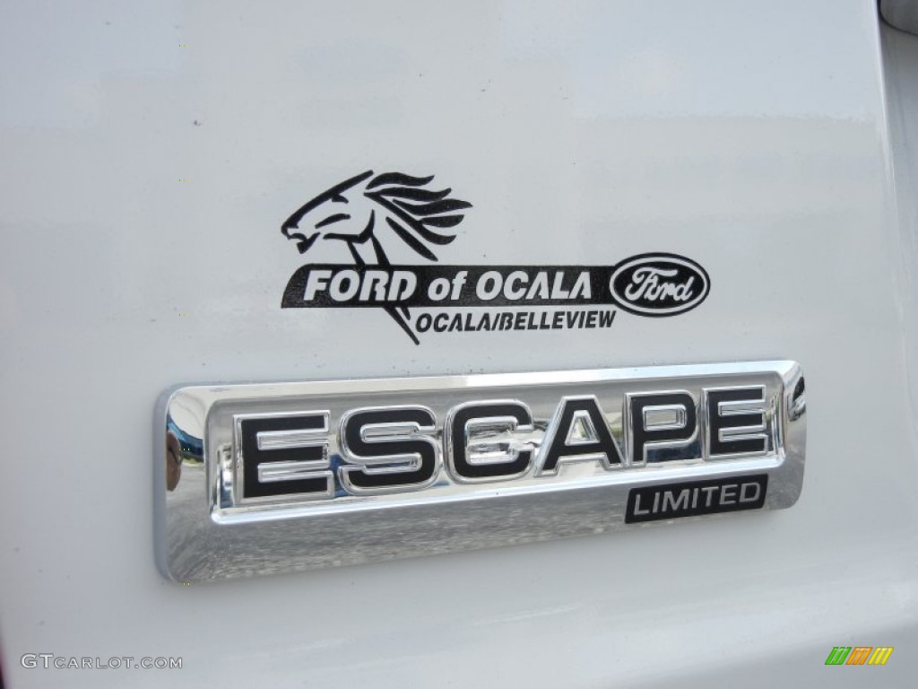2012 Escape Limited V6 - White Suede / Camel photo #4