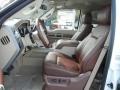  2012 F350 Super Duty King Ranch Crew Cab 4x4 Dually Chaparral Leather Interior