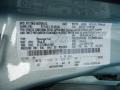 P9: Frosted Glass Metallic 2012 Ford Focus SE 5-Door Color Code