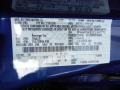 SN: Sonic Blue Metallic 2012 Ford Focus SE 5-Door Color Code