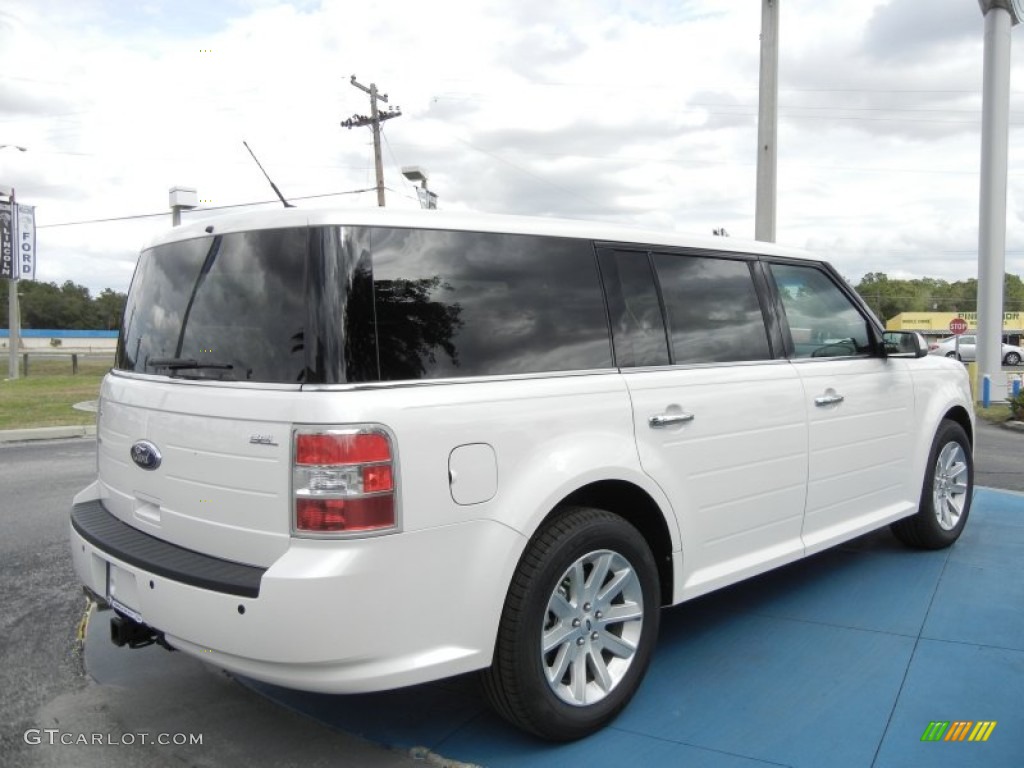 White Platinum Metallic Tri-Coat 2012 Ford Flex SEL Exterior Photo #61121633