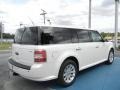 White Platinum Metallic Tri-Coat 2012 Ford Flex SEL Exterior