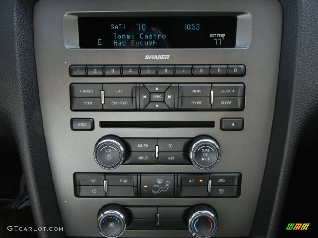 2012 Ford Mustang V6 Premium Coupe Controls Photo #61122146