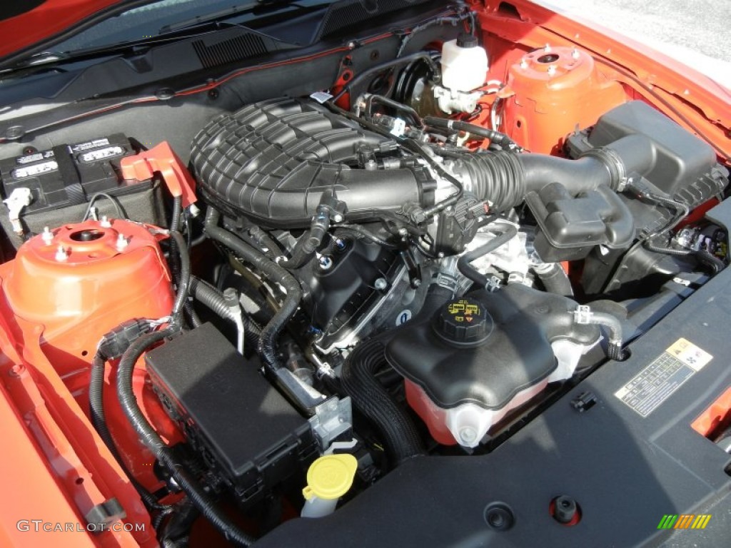 2012 Ford Mustang V6 Premium Coupe 3.7 Liter DOHC 24-Valve Ti-VCT V6 Engine Photo #61122173