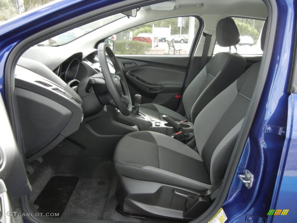 Charcoal Black Interior 2012 Ford Focus S Sedan Photo #61122341