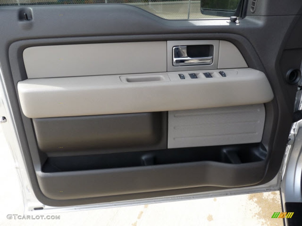 2010 F150 XLT SuperCrew - Ingot Silver Metallic / Medium Stone photo #9
